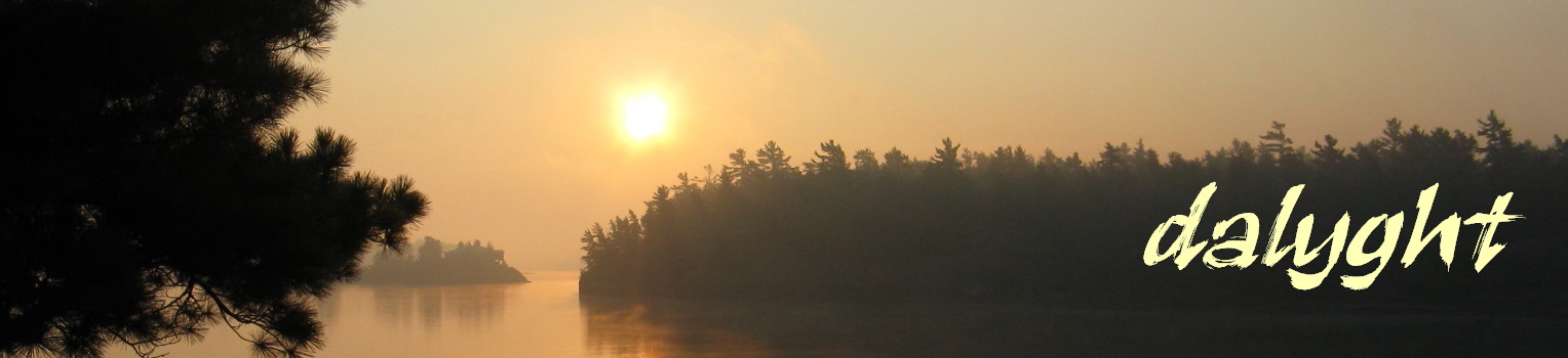 Sunrise on Ox Bay, French River